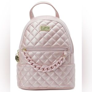 Pink Betsey Johnson Mini Backpack